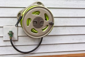 Garden Hose Holder Install